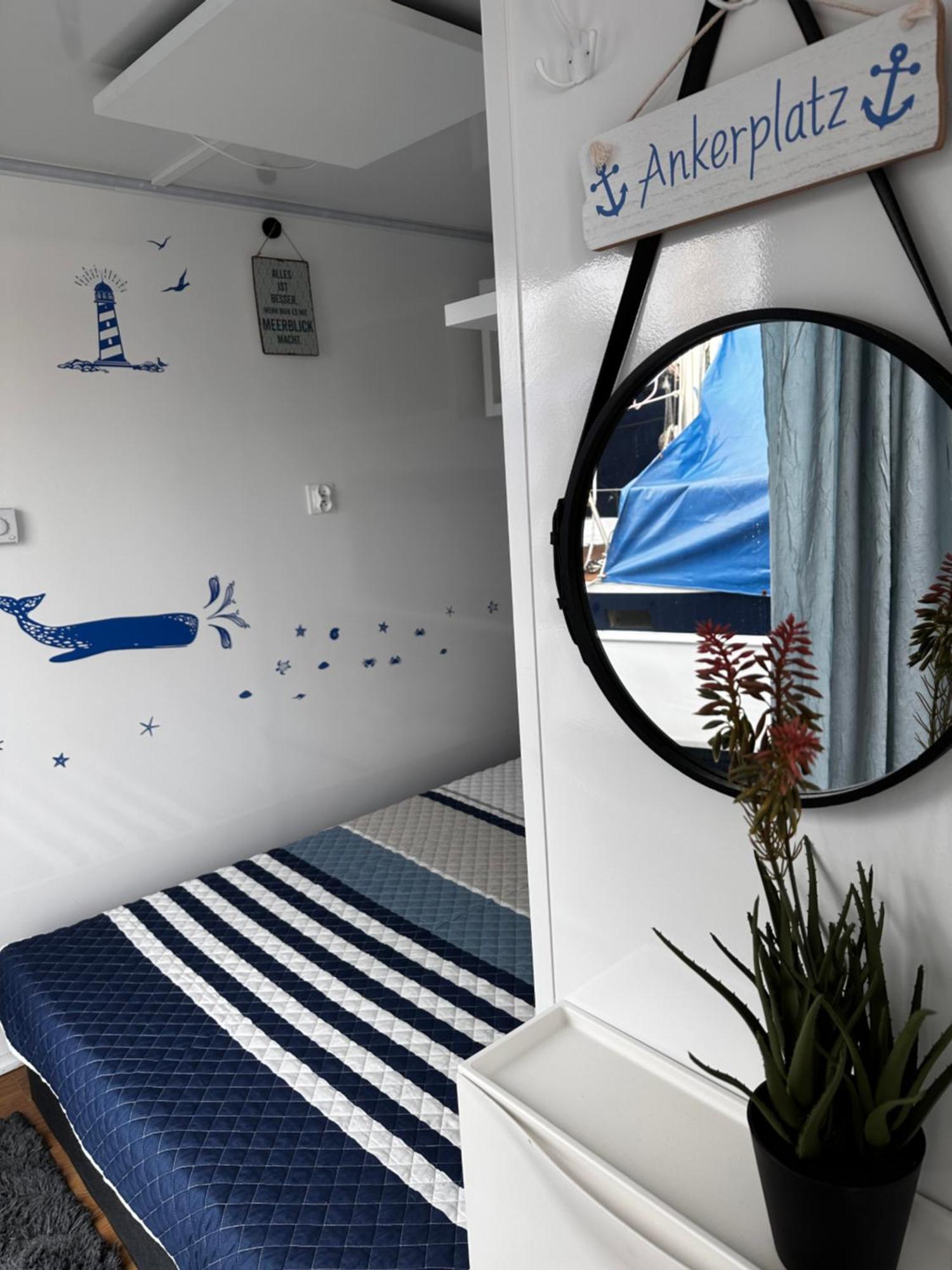 Premium Hausboot Trave Traum Apartment ลูเบค ภายนอก รูปภาพ